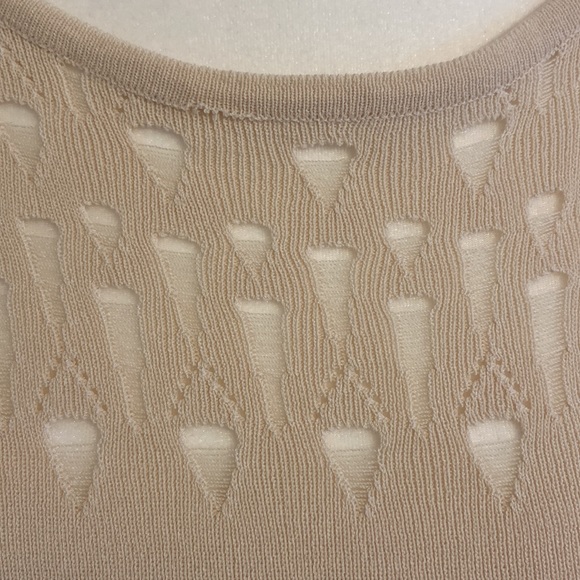 Beautiful Cream Guillaume Lightweight Knit Top with Flared Tulip Sleeves. Small - Picture 2 of 8